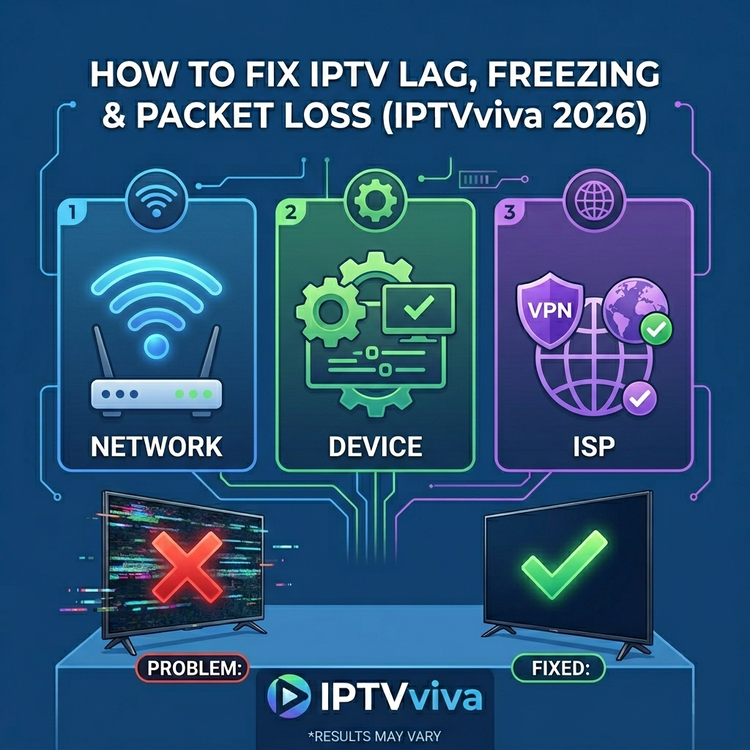 How to Fix IPTV Lag, Freezing & Packet Loss Issues