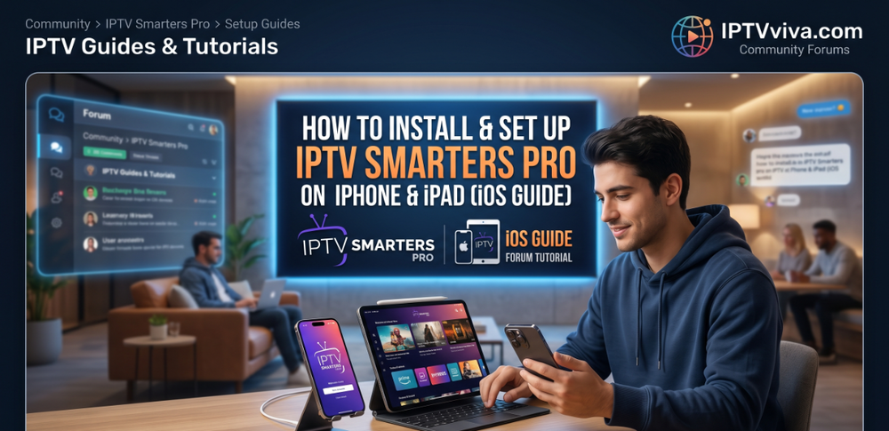 📺 How to Install & Set Up IPTV Smarters Pro on iPhone & iPad (iOS Guide 2026)