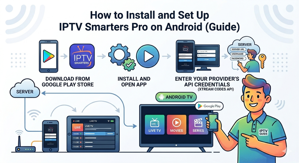 How to Install and Set Up IPTV Smarters Pro on Android & Firestick (Guide)