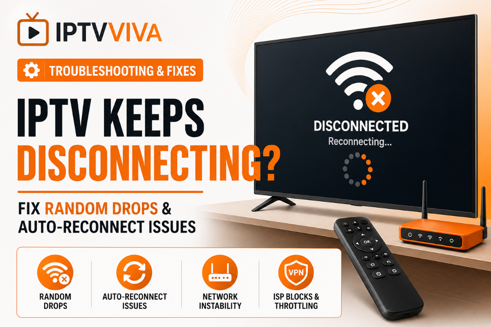 IPTV Keeps Disconnecting? Fix Random Drops & Auto-Reconnect Issues (2026)