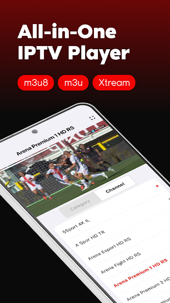 IPTV Player (M3U & Xtream) – Simple & Powerful IPTV App for Android