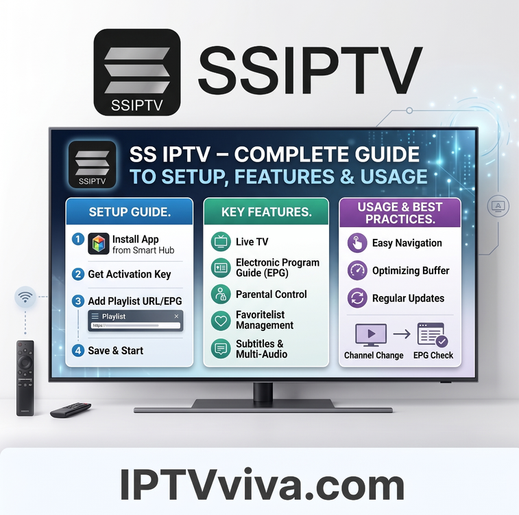 SS IPTV – Complete Guide to Setup, Features & Usage on Smart TV