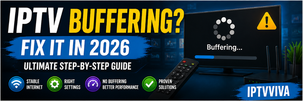How to Fix IPTV Buffering (Ultimate Guide 2026)