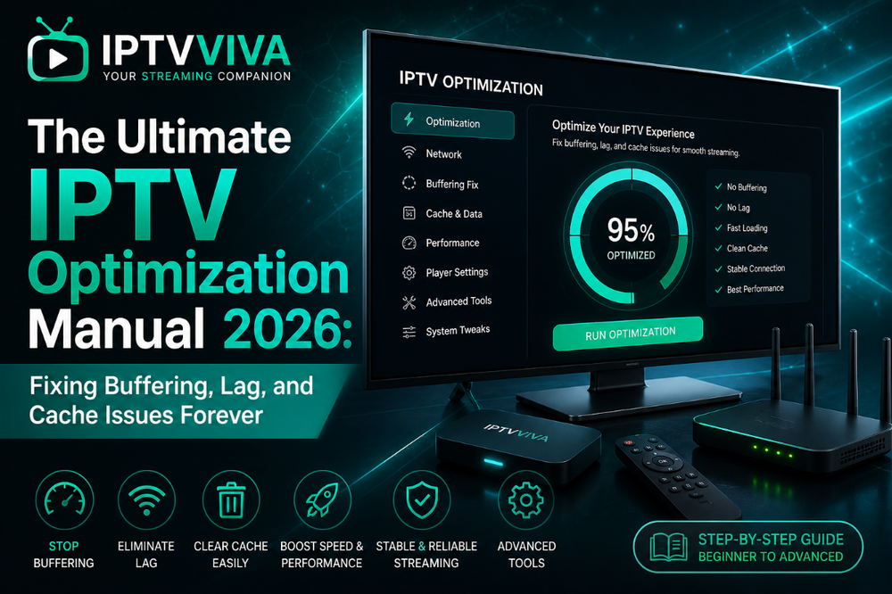 The Ultimate IPTV Optimization Manual 2026: Fixing Buffering, Lag, and Cache Issues Forever