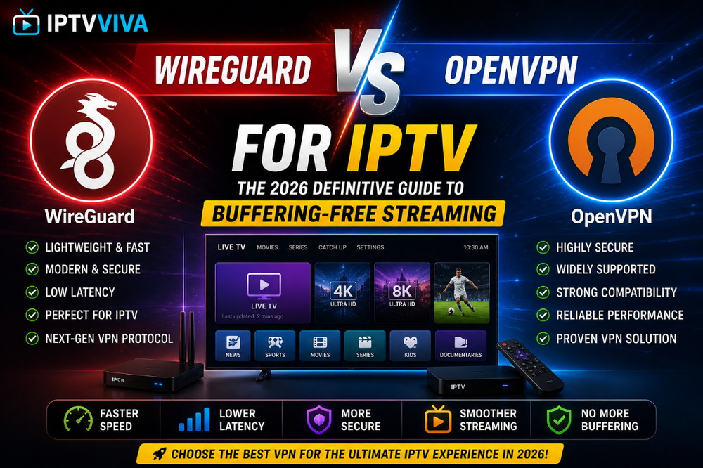 WireGuard vs. OpenVPN for IPTV: The 2026 Definitive Guide to Buffering-Free Streaming